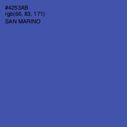 #4253AB - San Marino Color Image