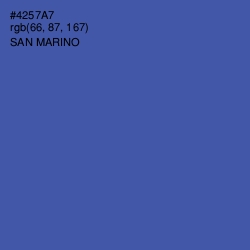 #4257A7 - San Marino Color Image