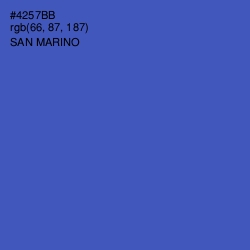 #4257BB - San Marino Color Image