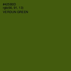 #425B0D - Verdun Green Color Image