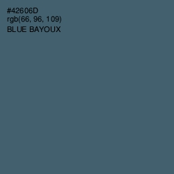 #42606D - Blue Bayoux Color Image