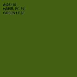 #426110 - Green Leaf Color Image