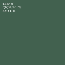 #42614F - Axolotl Color Image