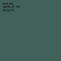 #42615A - Axolotl Color Image