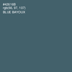 #42616B - Blue Bayoux Color Image