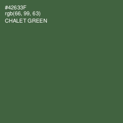 #42633F - Chalet Green Color Image