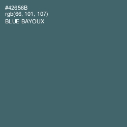 #42656B - Blue Bayoux Color Image