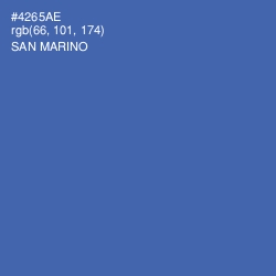 #4265AE - San Marino Color Image