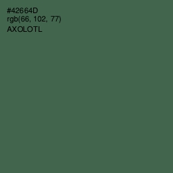 #42664D - Axolotl Color Image