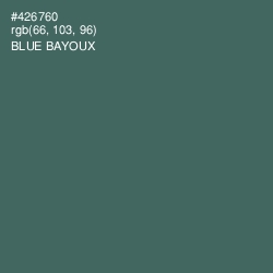 #426760 - Blue Bayoux Color Image