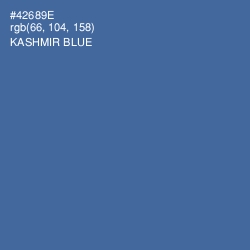 #42689E - Kashmir Blue Color Image