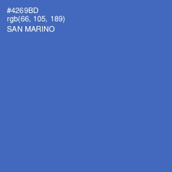 #4269BD - San Marino Color Image