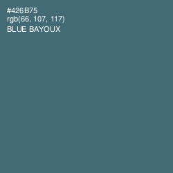 #426B75 - Blue Bayoux Color Image