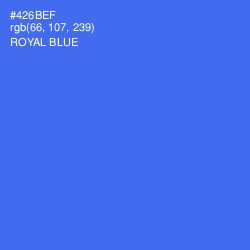 #426BEF - Royal Blue Color Image
