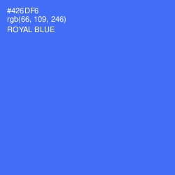 #426DF6 - Royal Blue Color Image