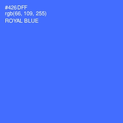 #426DFF - Royal Blue Color Image