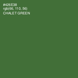 #426E38 - Chalet Green Color Image