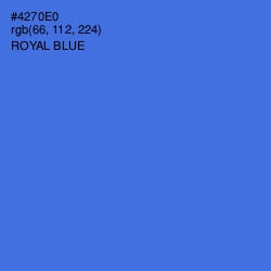 #4270E0 - Royal Blue Color Image