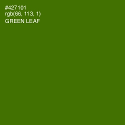 #427101 - Green Leaf Color Image