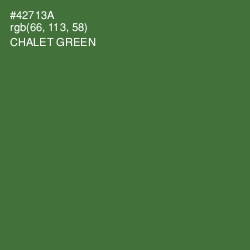 #42713A - Chalet Green Color Image