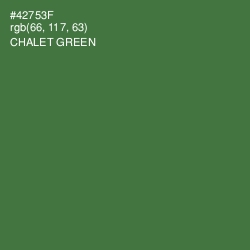 #42753F - Chalet Green Color Image
