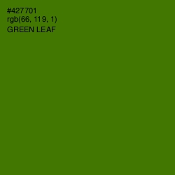 #427701 - Green Leaf Color Image