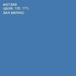 #4278AB - San Marino Color Image