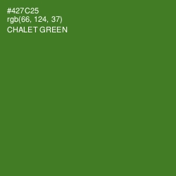 #427C25 - Chalet Green Color Image