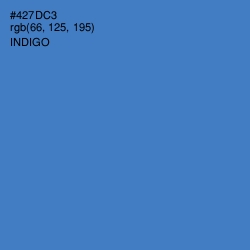 #427DC3 - Indigo Color Image