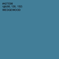 #427E98 - Wedgewood Color Image