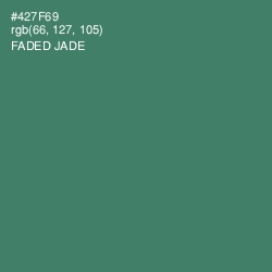 #427F69 - Faded Jade Color Image