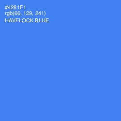 #4281F1 - Havelock Blue Color Image