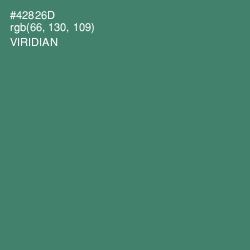 #42826D - Viridian Color Image