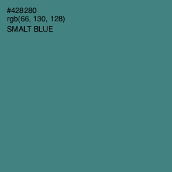 #428280 - Smalt Blue Color Image