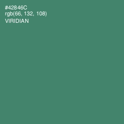 #42846C - Viridian Color Image