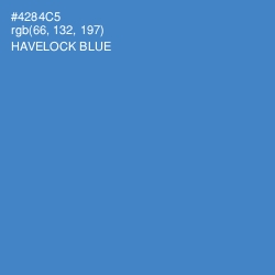 #4284C5 - Havelock Blue Color Image