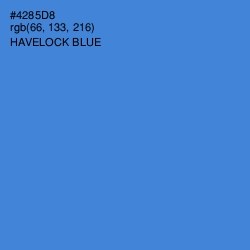 #4285D8 - Havelock Blue Color Image