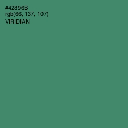 #42896B - Viridian Color Image