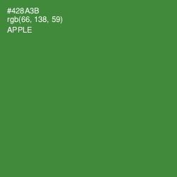 #428A3B - Apple Color Image