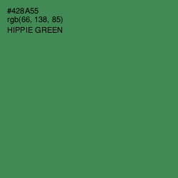 #428A55 - Hippie Green Color Image