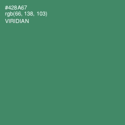 #428A67 - Viridian Color Image
