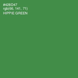 #428D47 - Hippie Green Color Image