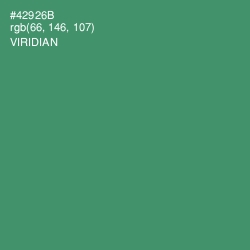 #42926B - Viridian Color Image