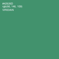 #42926D - Viridian Color Image