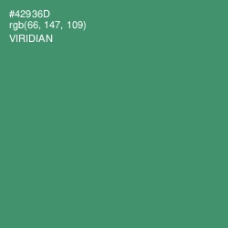#42936D - Viridian Color Image