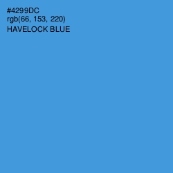 #4299DC - Havelock Blue Color Image