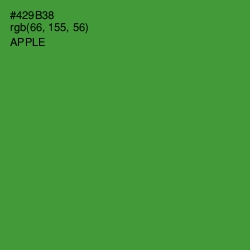 #429B38 - Apple Color Image