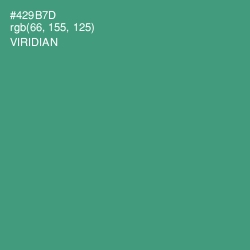 #429B7D - Viridian Color Image