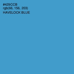 #429CCB - Havelock Blue Color Image