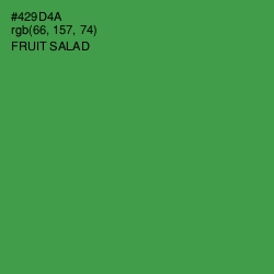 #429D4A - Fruit Salad Color Image